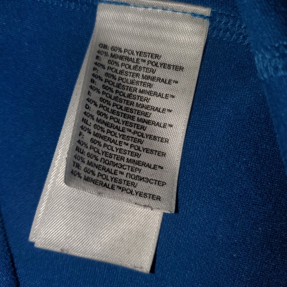 The North Face Shirt Women's Large Full Zip Pullover Long Sleeve Light Blue - Picture 7 of 8